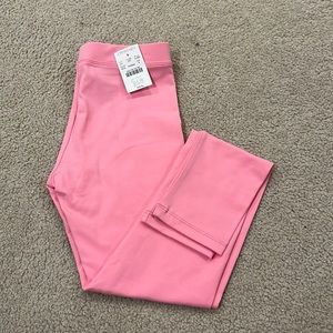 Girls pink full length leggings.